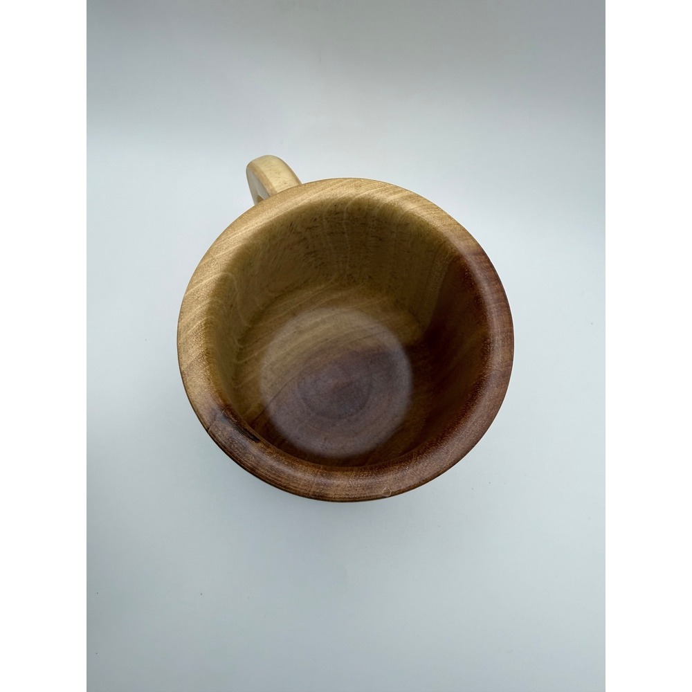 Costa Rica Handcrafted Wooden Sloth Coffee Maker Chorreador Stand and Mug Set - Picture 5 of 7